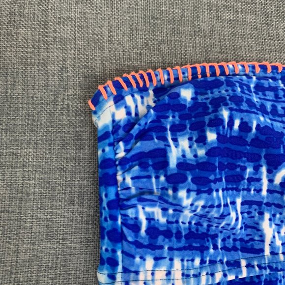 Arizona Jean Co. Strapless Tankini Blue Small Nylon Spandex Removable‎ Pads - Picture 8 of 10